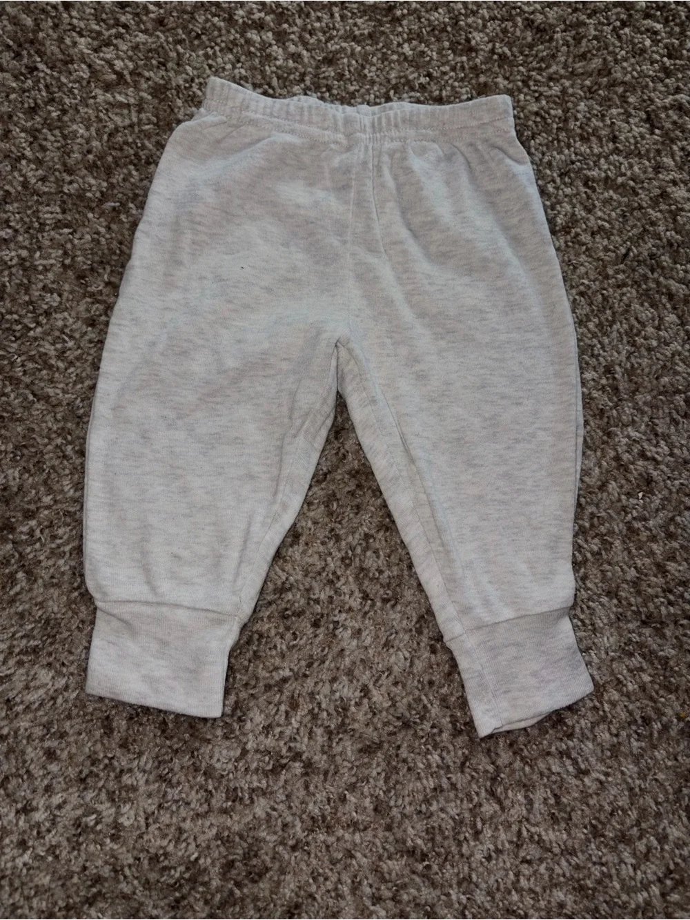 Carter's Light Cream Baby Sweatpants - Cozy Jogger Style